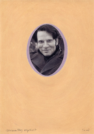 2000, "sensually explicit" (James Nares), Buntstift auf Papier, 29,8 x 21 cm