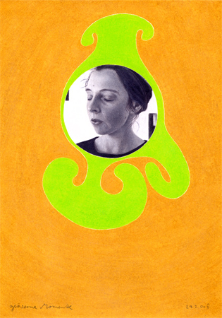 2000, "gläserne Momente" (Harald Jurkovič), Buntstift auf Papier, 29,8 x 21 cm 